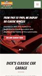 Mobile Screenshot of dicksclassicgarage.com